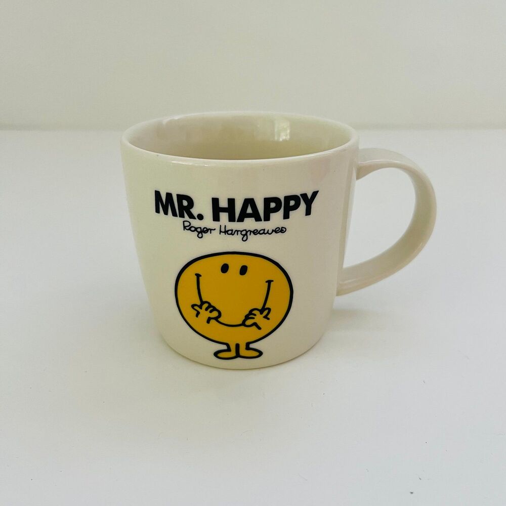 WILD & WOLF Mr. Men & Little™ Miss Little Mr. Happy Coffee Mug
